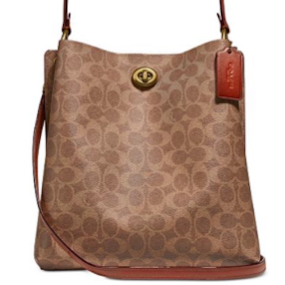 NWT Coach Polly Black/Gold Leather Crossbody